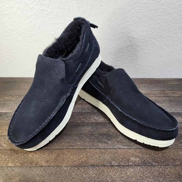 Women's Sperry Moc Slider Slip On Shoes Suede and faux fur lining Size 7 - Picture 9 of 16